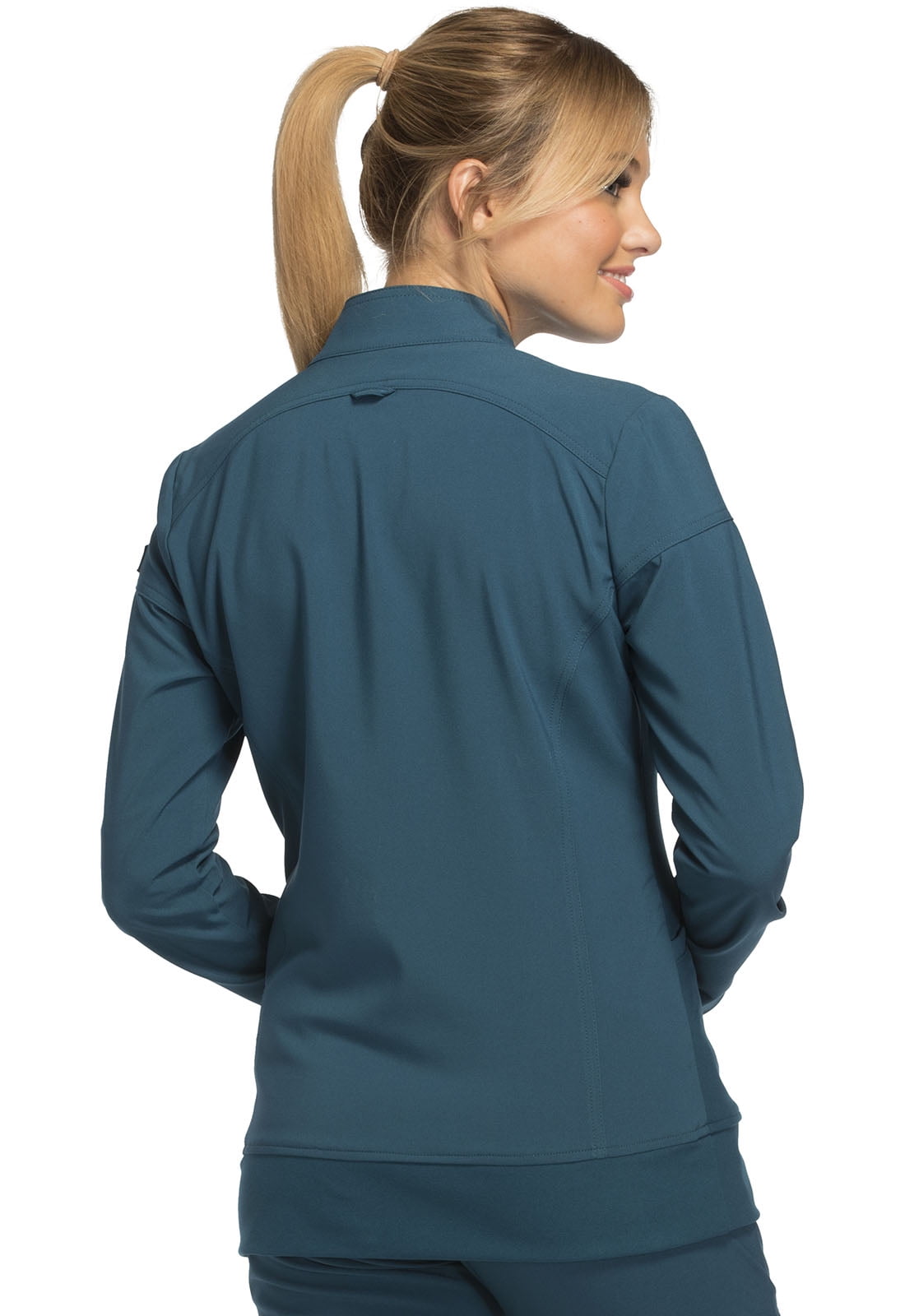 Cherokee iflex shop scrub jacket