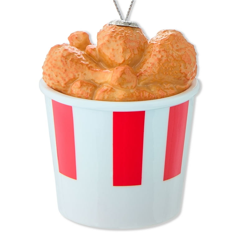 KFC Chicken Bucket Decoupage Ornament, Red, by Ruz - Walmart.com