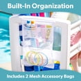 thumbnail image 4 of Coast Modern Pool Organizer for Floats and Toys - Large Waterproof Storage Rack for Outdoor Pool Area, 4 of 6