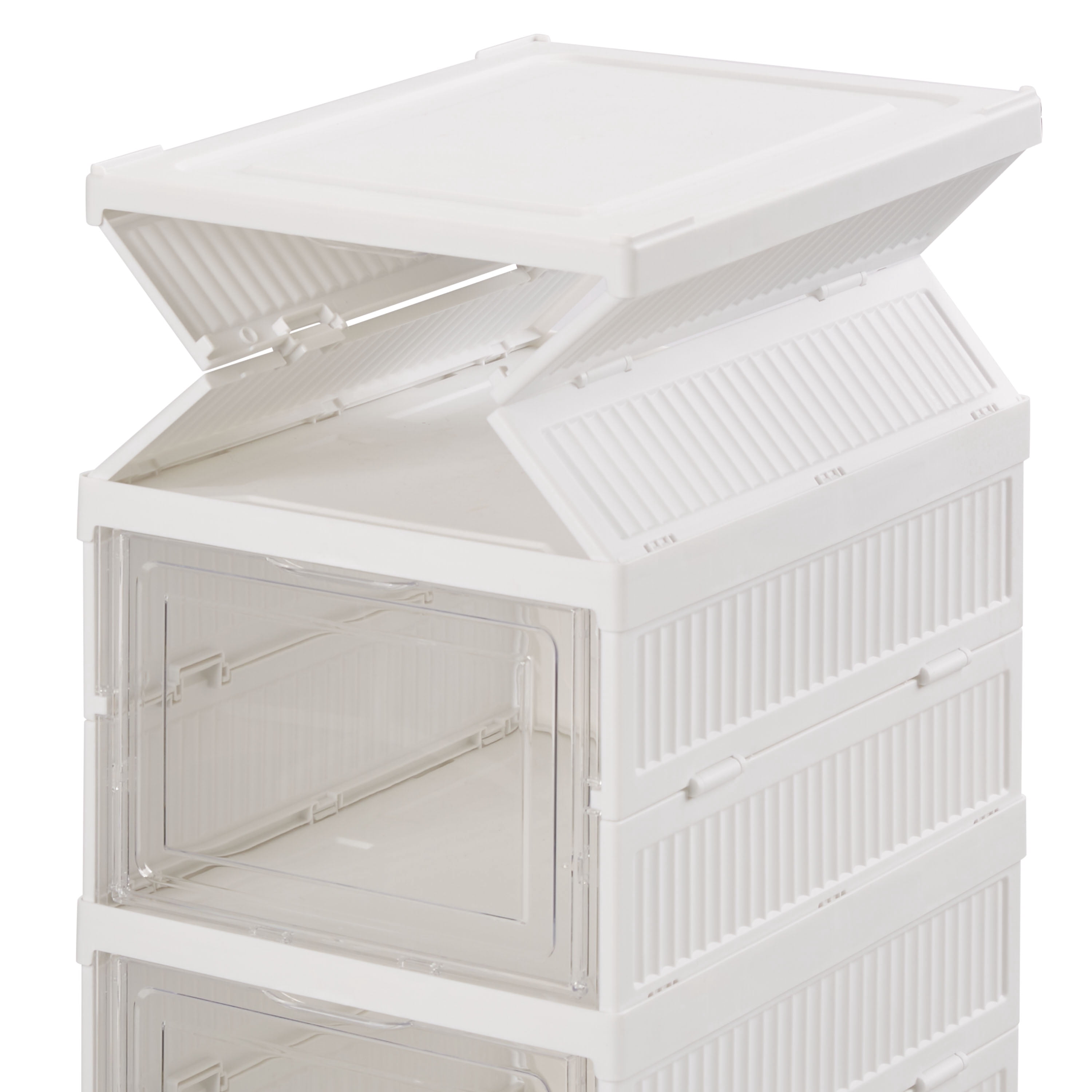 Organize It All Collapsible 6 Pair Shoe Organizer