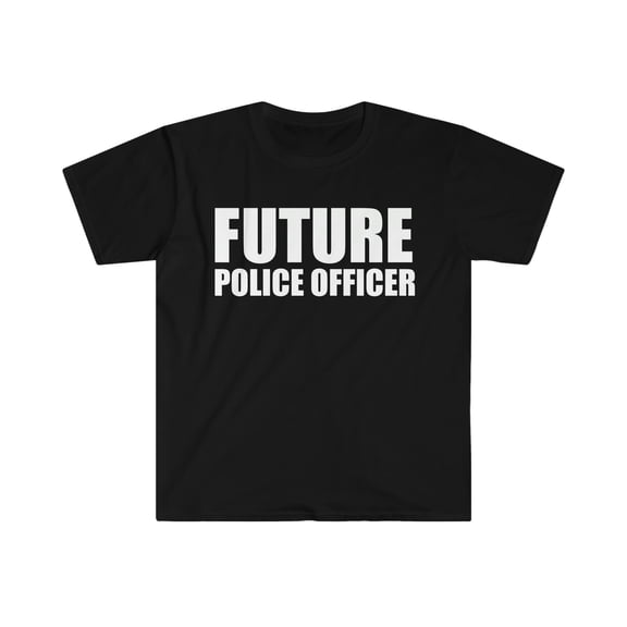 Future Police Officer College Graduate Graduation Unisex T-shirt S-3XL