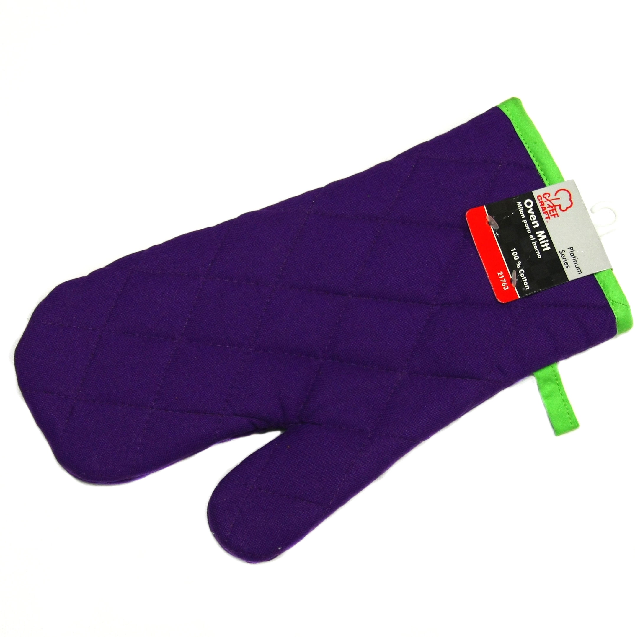 Chef Craft Purple Oven Mitt