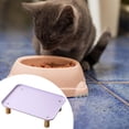 thumbnail image 5 of Fzaqwen Raised Pet Feeder Stand Pet Food Feeding Station Cat Bowl Stand Pet Supplies Purple, 5 of 7