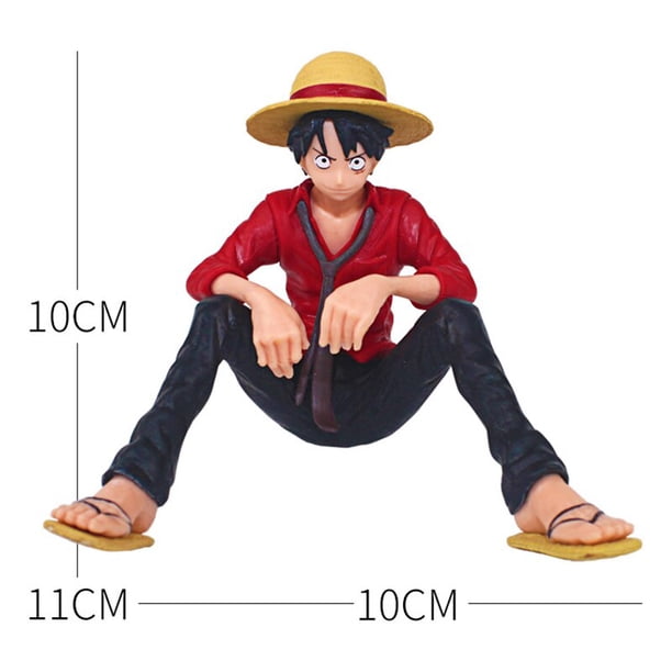 Figura DE ACCIÓN DE Luffy de One Piece para decoración de coche, modelo de juguete de PVC de dibujos animados, figuras de SNAFU Yukino, adornos de Interior automático, regalos