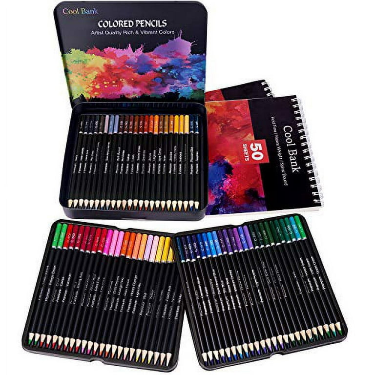 160 Professional Colored Pencils, Artist Pencils Set for Coloring Books,  Premium Artist Soft Series Lead with Vibrant Colors for Sketching, Shading  