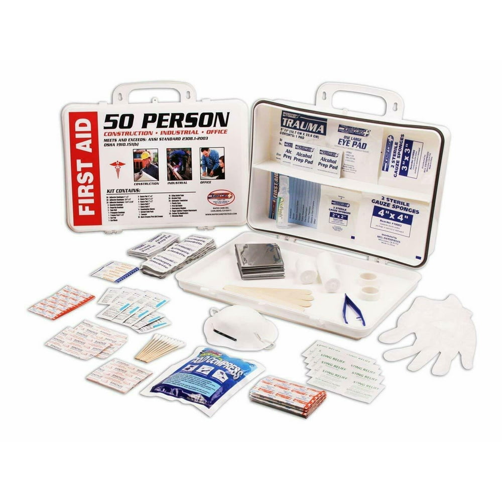 Stark 50Person Emergency First Aid (232 Pieces) ANSI/OSHA Compliant
