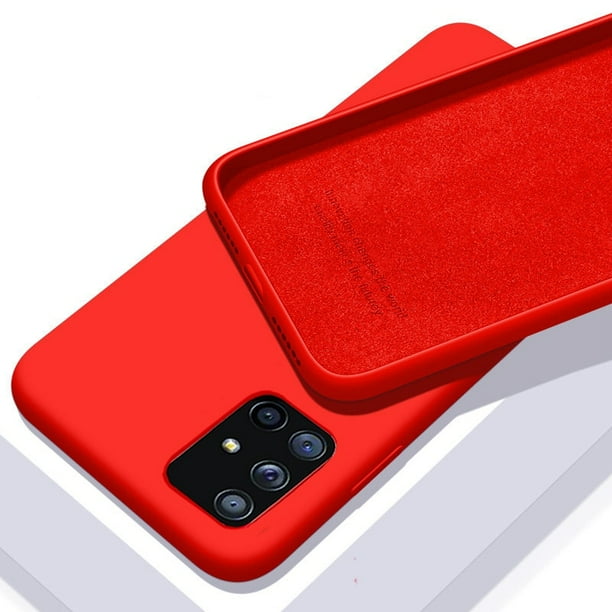 Funda para Samsung Galaxy A50 A51 A70 A71 S20 S21 S10E S10 Plus Note 8 9 S9 S8 Coque, funda blanda de silicona líquida Original de lujo Tan Jianjun unisex