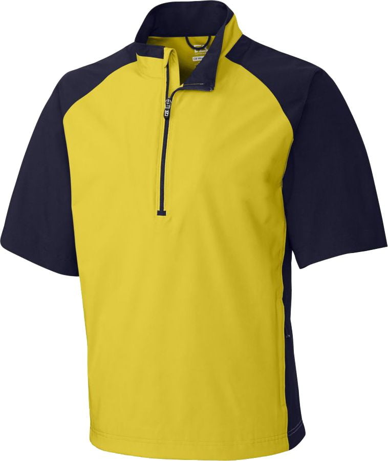 Cutter & Buck Cutter & Buck Men's CB WeatherTec Summit QuarterZip Short Sleeve Golf Pullover
