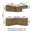 thumbnail image 3 of Cocina Integral Esquinera MADESA 349cm Marrón Glamy, 3 of 5