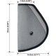 thumbnail image 2 of Juego de 2 ajustadores de cinturón de seguridad para niños, fundas de seguridad para cinturones de seguridad para niños - (gris), 2 of 5