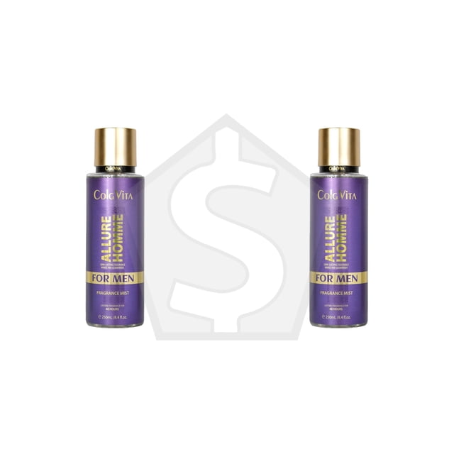 Lot de 2 - Brume Parfumée COLG VITA pour Hommes (250ml / 8.4oz) - Allure Homme