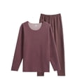thumbnail image 2 of Minnieouse Ropa interior térmica para hombre, capa base cálida y suave, vestido cálido Villose Tight, ropa de invierno colorida, pintura interior de conjuntos de ropa Vino tinto>XL NO7 Minnieouse AP013689-07, 2 of 6