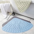 thumbnail image 4 of Bath Mat Non-Slip Tub Shower Mats Bathtub Mat for Adult Kids, Machine Washable (Triangle, 28 x 28 Inch, Beige), 4 of 4