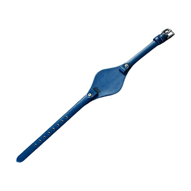Correa de reloj de cuero Accesorios de reloj Correa de reloj de liberación rápida Reemplazo azul