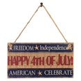 thumbnail image 1 of De Placa De Madera Del 4 De Julio, Decoraciones De Pared Vintage, Decoraciones De Fiesta Del Día De La Independencia Americana Moyic HA045139-01, 1 of 6