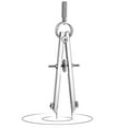 thumbnail image 3 of Multifunction Bow Divider Spring Compasses Engineering Compasses Drawing Tool, 3 of 8