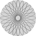 thumbnail image 1 of Ahgly Company Machine Washable Indoor Square Transitional Platinum Gray Area Rugs, 3' Square, 1 of 7