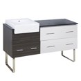 thumbnail image 1 of Imaginations Américaines 60.75 pouces W Vanity Set Gris, 1 of 1
