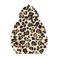 thumbnail image 3 of Xdegoge Tween Girls Pullover Hoodies Leopard Print Hooded Sweatshirts Long Sleeve Tops with Kangaroo Pocket Fashion Fall Winter Clothes, Size 11-12, 3 of 6
