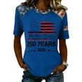 thumbnail image 2 of 250 Anniversary USA Shirt Women 250Th Anniversary Tshirt 1776-2026 Patriotic Shirts American Flag Eagle Tops, 2 of 5