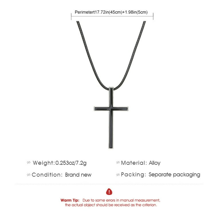 AOOOWER Leathers Cord Chain Necklace Adjustable Length Necklace