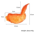 thumbnail image 3 of Llavero de simulación de papas fritas, pollo frito, muslo de pollo, alitas de pollo, modelo de comida, comida y juego, accesorios de hamburguesa, adornos de juguete, 3 of 4