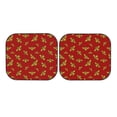 thumbnail image 7 of Bingfone Hohey Bee Golden Windshield Sun Shade 2-Piece Foldable Car Front Window Sunshade for Most Sedans SUV Truck-Small, 7 of 7