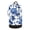 Blue White Porcelain Pattern, variant on Large Capacity Drawstring Laundry Backpack Portable Dirty Clothes Hamper Plumeria