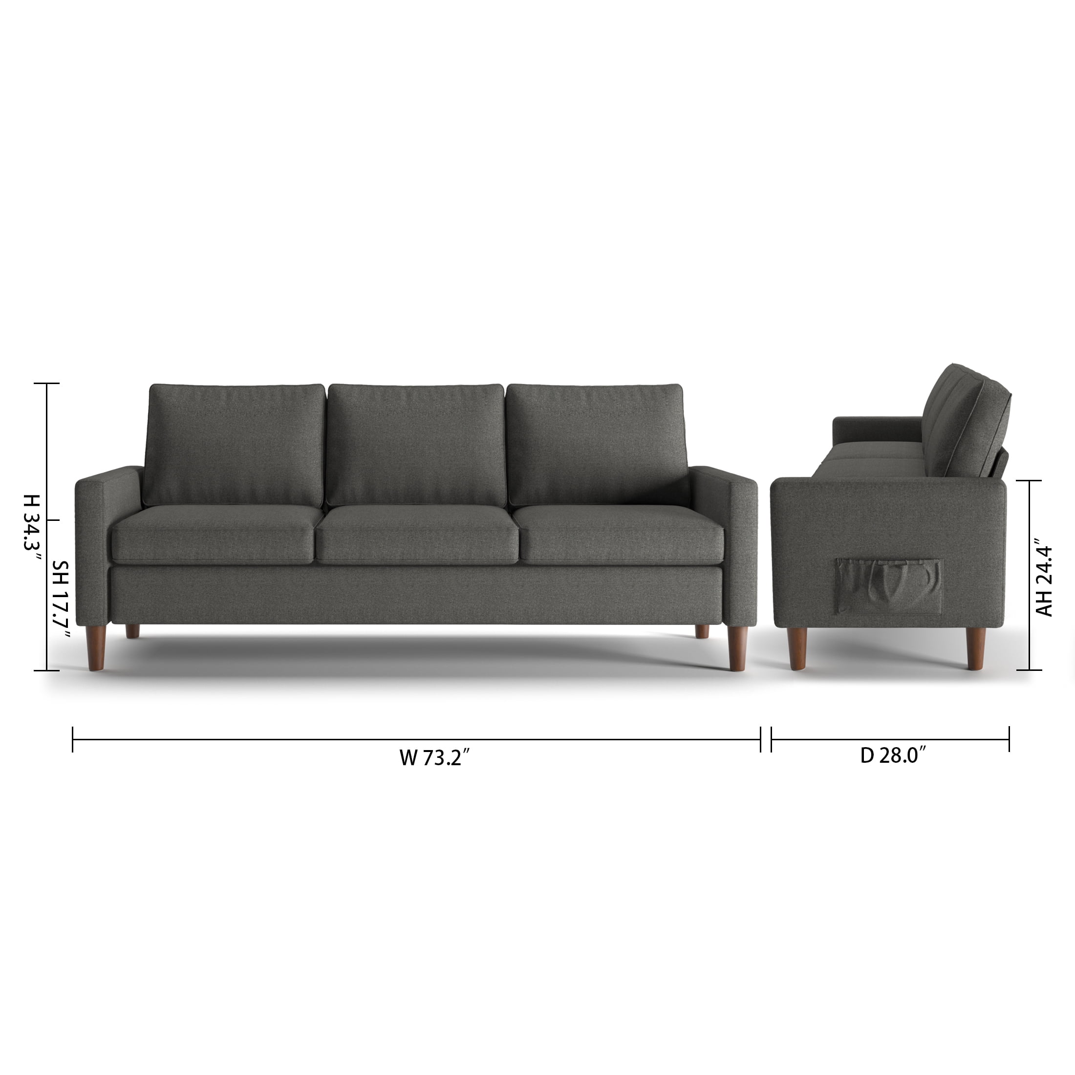 A&D Home Stowaway Sofa