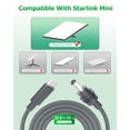 thumbnail image 2 of Cable de alimentación Arkare Starlink Mini USB-C a DC 10 m IP67 gris, 2 of 7
