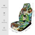thumbnail image 2 of Ben 10 Car Seat Covers Pattern Front Seat Protector Cover Full Universal Size Auto Accessories 2PCS, 2 of 6