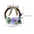 thumbnail image 3 of Simulated Rose Flower Wreath for Door and Wall Decor Garland 1 Set Wedding and Party Ornament, 3 of 10