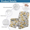 thumbnail image 5 of Whosucclay Chrysanthemum Print Recliner Slipcover-Stretch Soft Slip Reclining Chair Slipcovers 4-Pieces Furniture Protector for Recliner, Fitted Sofa Couch Cover with Pocket, 5 of 8