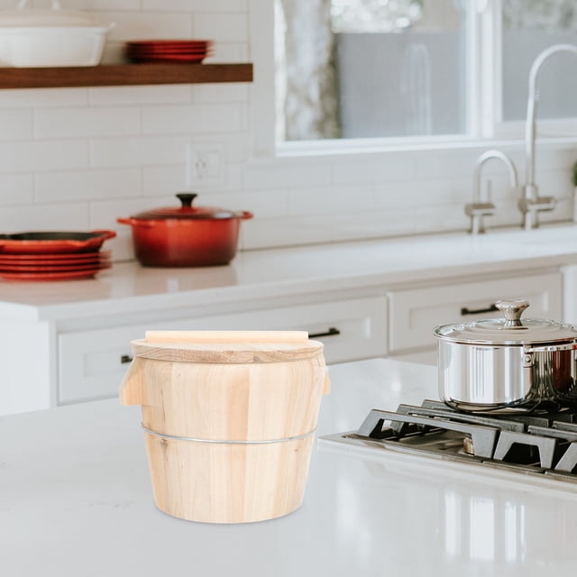 BESTYASH 1 Set Steamer Pot for Cooking Wood for Professional Cooks and Restaurant Use
