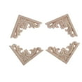 thumbnail image 5 of 4 Pieces Vintage Wooden Carved Corner Furniture Decals Appliques - 6x6cm#1, 5 of 8