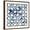 Brown Frame, variant on Art.com Cobalt Watercolor Tiles I Art Print by Grace Popp, 16" x 16"
