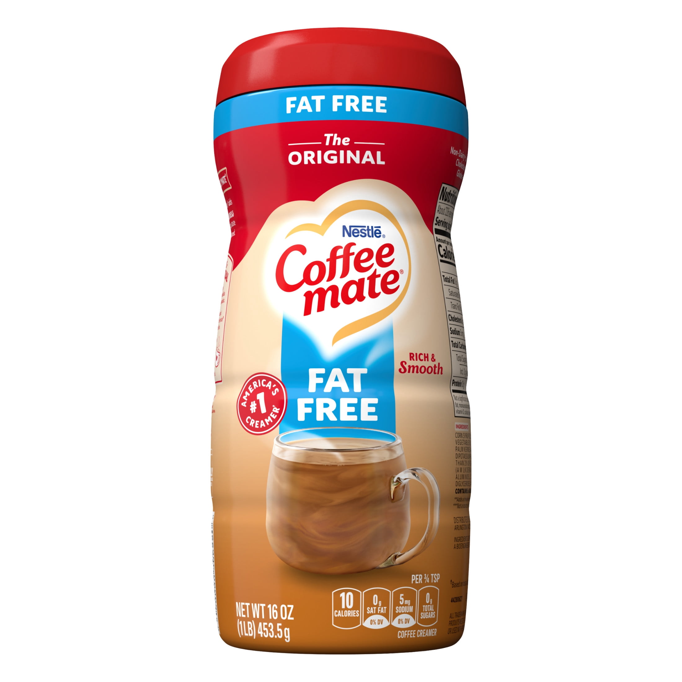 (12 pack) NESTLE COFFEE-MATE CREAMER FAT FREE ORIGINAL POWDER