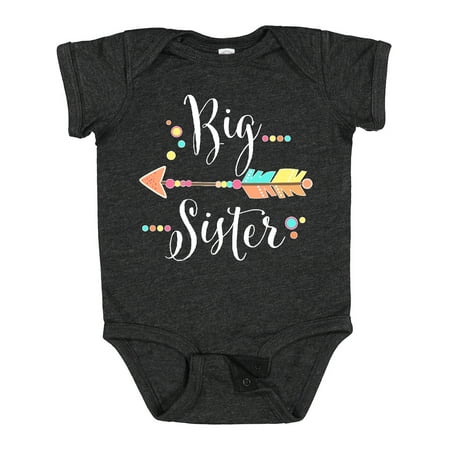

Inktastic Big Sister- Dots and Arrow Gift Baby Girl Bodysuit