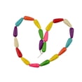 thumbnail image 2 of 15 Pulgadas Spacer Sueltas Turquesa Multicolor DIY Joyería de Manera, 2 of 5