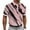 Pink 02, variant on Golf Shirts for Men Polo-Collared Tops Short Sleeve Geometric Print Business Casual Blouse Fathers Day Gifts (XL, Light Blue 04)