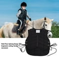 thumbnail image 3 of Chaleco para Montar A Caballo para Niños, Chaleco Seguridad Equitación Ecistre, Cierre Cremallera Frontal Con Relleno Extendido, Cuerdas laterales Ajustables, Jóvenes, 3 of 7