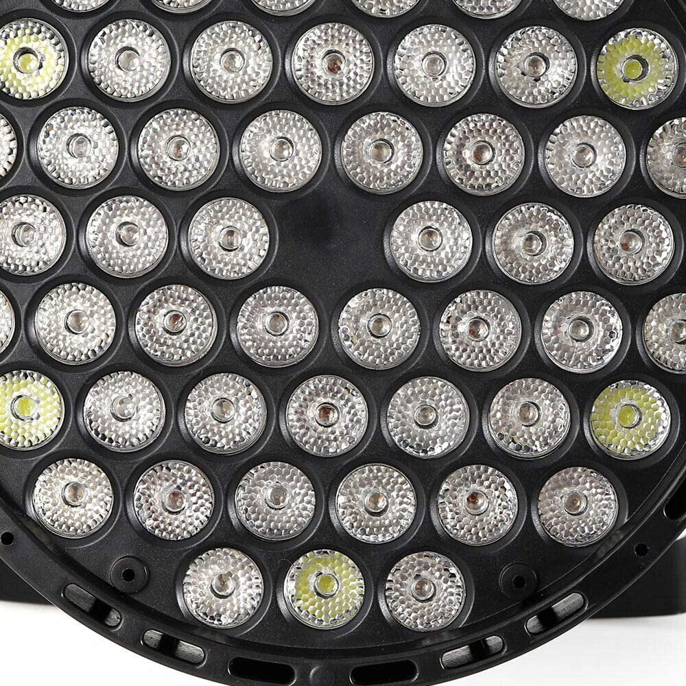 LED Par Lights, 8PCS RGBW DJ Stage Light with 512 Controller, 54 * 3W LED Bulbs Sound Activated Party Lighting for Wedding Party Club Christmas