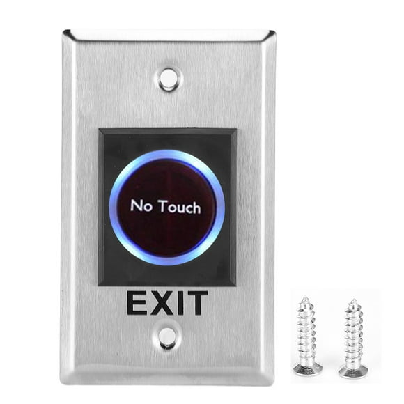 Sistema de control de acceso, interruptor de sensor infrarrojo DC12V, botón sin contacto, botón de sensor infrarrojo, funcionalidad de alta precisión