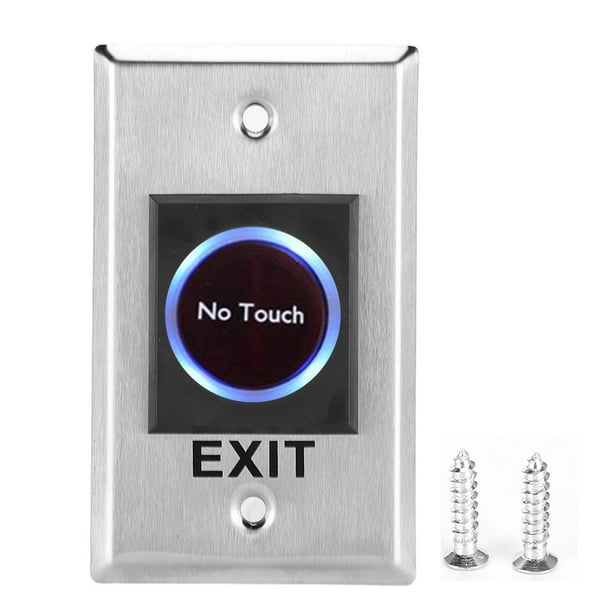 Sistema de control de acceso, interruptor de sensor infrarrojo DC12V, botón sin contacto, botón de sensor infrarrojo, funcionalidad de alta precisión