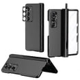thumbnail image 1 of For Samsung Galaxy Z Fold5 Electroplating Hinged Folding Phone Case with S Pen Fold Edtion, 1 of 5