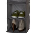 thumbnail image 4 of Household Essentials 66412 Linen 6 Shelf Hanging Closet Organizer, Gray, 4 of 10
