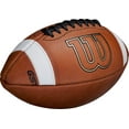 thumbnail image 3 of Wilson GST Leather Football, League Age: Official 14+, 3 of 5