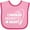 Pink and Fuchsia, variant on Inktastic I Hooked Mommy's Heart with Fishing Rod Boys or Girls Baby Bib
