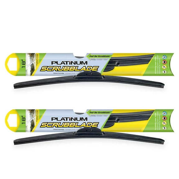 For Buick Electra Chrysler New Yorker Scrubblade Platinum Wiper Blade Set - BuyAutoParts