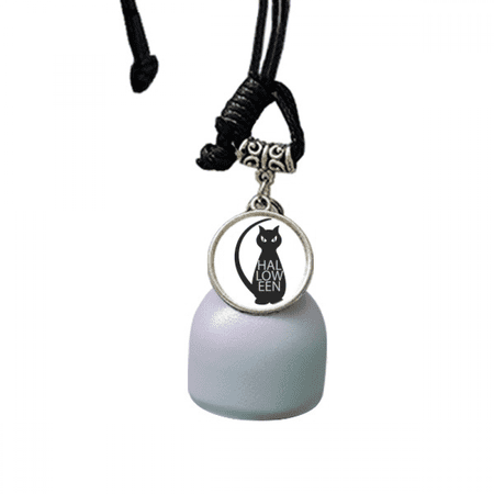 Halloween Black Personality Cat Wind Chimes Bell Car Pendant